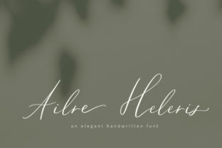 Ailre Heleris: A Script Font for Editorial Elegance