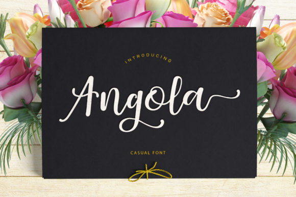 Angola Font: A Sweet Script for Editorial Elegance
