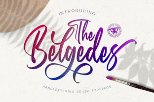 Belgedes: A Script Font with Heart and Versatility