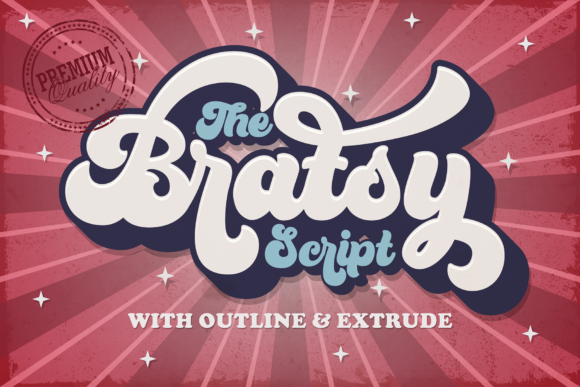 Bratsy Font: A Nostalgic Script for Craft Creators