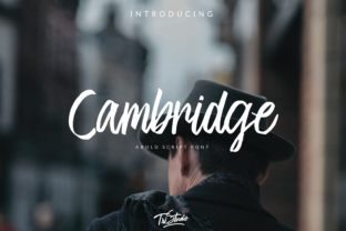 Cambridge Font: A Handwritten Typeface for Editorial Elegance