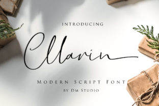Cllarin: A Script Font for Editorial Elegance