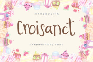 Croisanct Font: A Handwritten Typeface for Digital Designers