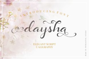 Daysha: A Script Font with a Warm, Modern Personality
