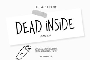 Dead Inside: A Handwritten Font That Feels Like a Kid s Creative Energy