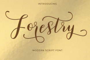 Forestry Font: A Beautiful Script for Digital Design