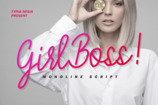 Girl Boss Font: A Script Typeface That Elevates Digital Design