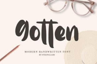 Gotten: A Script Font That Elevates Your Brand Identity