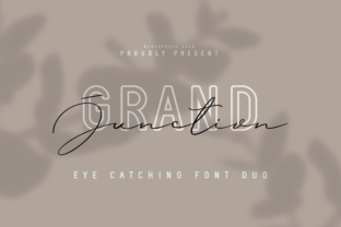 Grand Junction Duo: A Bold and Stylish Font for Creative Branding