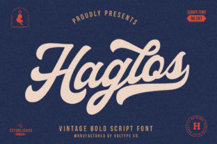 Haglos: A Premium Script Font for Handmade Creations