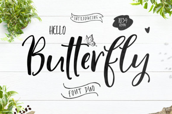 Hello Butterfly Duo Font: A Beautiful Typeface for Business