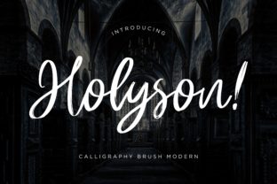 Holyson: A Handwritten Font That Adds Personality to Your Campaigns