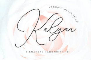 Kalyna: A Handwritten Font That Adds Charm to Digital Design