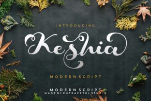 Keshia Font Review: A Charming Script for Creative Branding