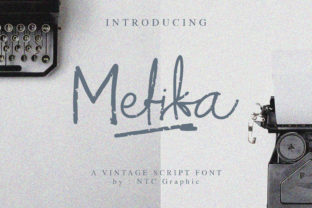 Mefika: A Handwritten Font That Brings Vintage Charm to Your Crafts