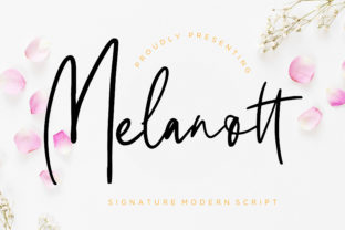 Melanott: A Stylish Script Font for Modern Web Design