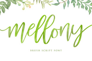 Mellony: A Handwritten Typeface with a Charming Editorial Edge