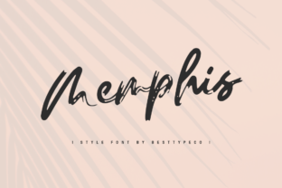 Memphis Font: A Handwritten Typeface for Modern Web Design