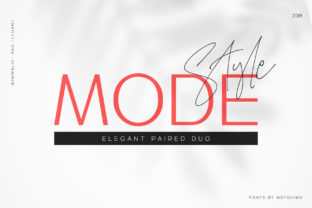 Mode Style Duo: A Typeface for Timeless Editorial Design