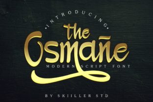Osmane Typeface: A Modern Script Font for Polished Web Design