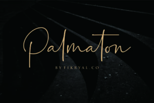 Palmaton Font: A Charming Typeface for Polished Branding