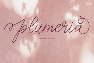 Plumeria: A Script Font with Grace and Purpose