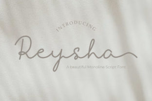 Reysha Font: Elevating Your Campaigns with Contemporary Elegance
