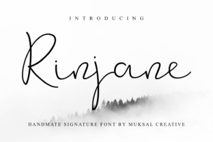 Rinjane Font: Bold Handwritten Typography for Memorable Branding