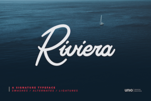 Riviera Font: Modern Handwritten Typography for Digital Design