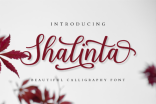 Shalinta Font: A Script Typeface for Strong Brand Typography