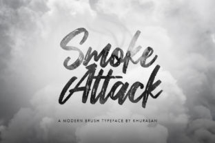 Smoke Attack Font: Elevating Brand Identity with Handwritten Elegance