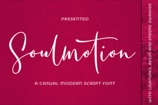 Soulmotion: A Script Font That Elevates Editorial Design