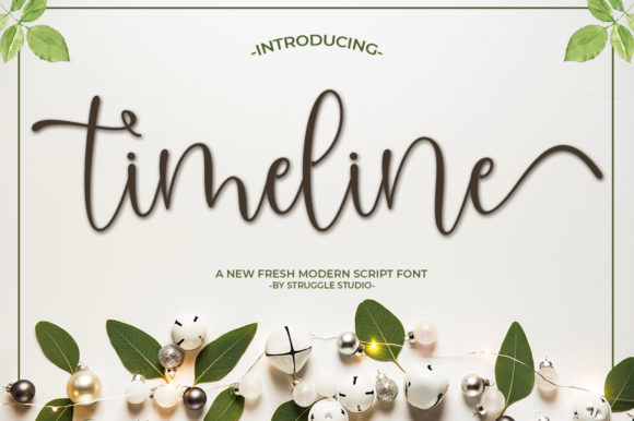 Timeline Font Review: A Modern Script for Creative Branding