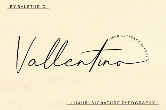 Vallentino Font: A Stylish Typeface for Digital Design