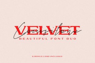 Velvet Lousitone Duo: A Playful Typeface for Editorial Design