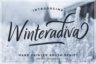 Winteradiva Font: A Professional Script for Cold-Weather Branding